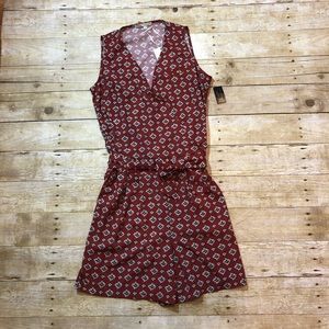 Dandara NWT Patterned Wrap Front Sleeveless Romper